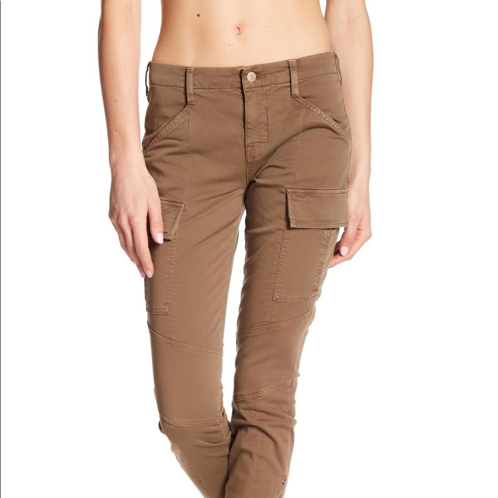 JBRAND mid-rise skinny cargo “houlihan” pants